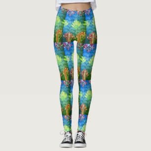 Creëer je eigen leuke, liefdevolle, weduwnaar-Afri Leggings