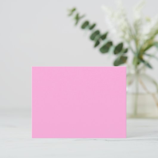 Creëer Je eigen licht magenta simpel Briefkaart (Staand voorkant)