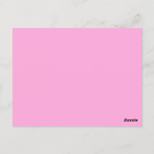 Creëer Je eigen licht magenta simpel Briefkaart (Achterkant)