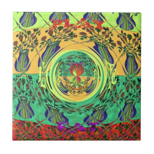 Creëer je eigen liefde voor Hakuna Matata Tegeltje (Voorkant)