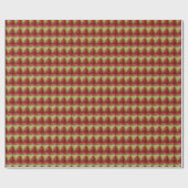 Creëer je eigen Lieve gouden gele krommen. Cadeaupapier (Vlak)