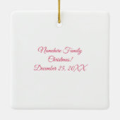 Creëer je eigen lieve kerstengel keramisch ornament (Achterkant)