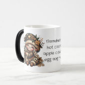 Creëer je eigen lieve magische kerstgnoom mok (Voorkant links)