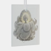 Creëer Je eigen lieve Mari Moon in Clouds Glas Ornament (Voorkant Rechts)