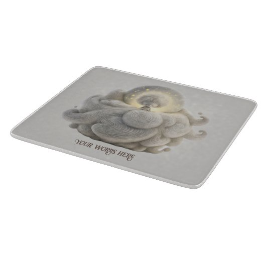 Creëer Je eigen lieve Mari Moon in Clouds Snijplank (Hoek)