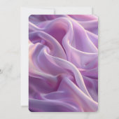 Creëer je eigen Lila Paarse zijde Kaart (Achterkant)