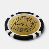 Creëer Je Eigen Logo Goud Poker Chips (Enkel)