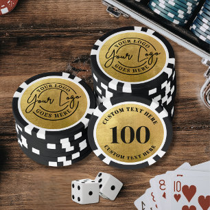 Creëer Je Eigen Logo Goud Poker Chips