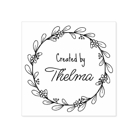 Creëer je eigen Logo Rubberstempel (Afrduk)