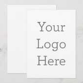 Enkele uitnodiging, Maat: 12,7  x 17,8 cm, Papier: Signature Mat, Enveloppen: Wit (Voorkant / Achterkant)