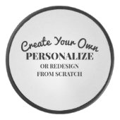 Creëer je eigen — Maak een eigen keuze Hockey Puck (Voorkant)