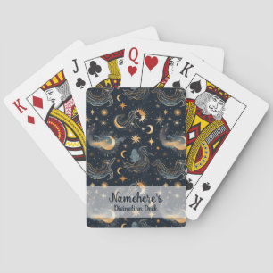 Creëer Je Eigen Maan Godin Hemellicham Pokerkaarten