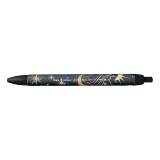 Creëer Je Eigen Maan Godin Hemels Zwarte Inkt Pen