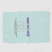 Creëer Je eigen maanlicht Jade Pastel Golfhanddoek (Horizontaal)