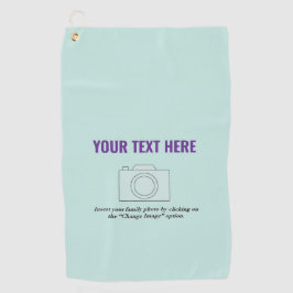 Creëer Je eigen maanlicht Jade Pastel Golfhanddoek