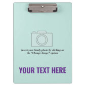 Creëer Je eigen maanlicht Jade Pastel Klembord (Voorkant)