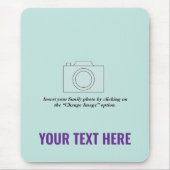 Creëer Je eigen maanlicht Jade Pastel Muismat (Voorkant)