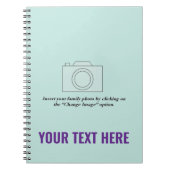 Creëer Je eigen maanlicht Jade Pastel Notitieboek (Voorkant)