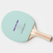 Creëer Je eigen maanlicht Jade Pastel Tafeltennisbatje (Zijkant)