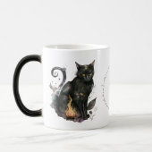 Creëer Je eigen Magic Black Cat Magische Mok (Links)