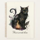 Creëer Je eigen Magic Black Cat Planner (Voorkant)