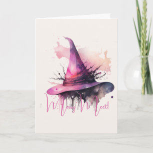 Creëer Je eigen Magic Witch Pet Kaart
