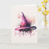 Creëer Je eigen Magic Witch Pet Kaart (Gele Bloem)