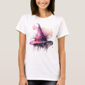 Creëer Je eigen Magic Witch Pet T-shirt (Voorkant)