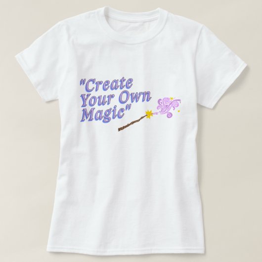 Creëer je eigen magie | phozos | frase t-shirt (Design voorkant)