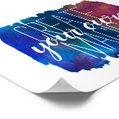 creëer je eigen magie quote verflijnen ontwerp poster (Hoek)