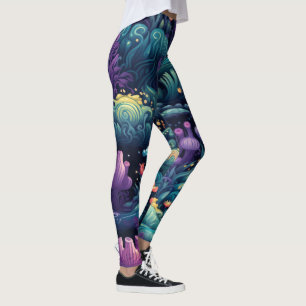 Creëer Je Eigen Magisch Bos Bloemrijk Meerkleurig Leggings