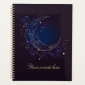 Creëer Je eigen magische blauwe maan Planner (Voorkant)