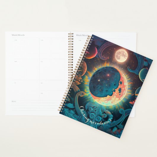 Creëer Je eigen magische blauwe maan Planner (Display)