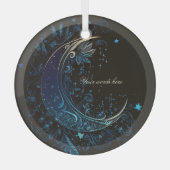 Creëer Je eigen magische maan Glas Ornament (Voorkant)