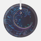 Creëer Je eigen magische maangolven Glas Ornament (Voorkant)