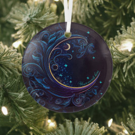 Creëer Je eigen magische maangolven Glas Ornament