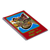 Creëer Je Eigen Magische Vuurdraak Notitieboek (Rechterzijde)