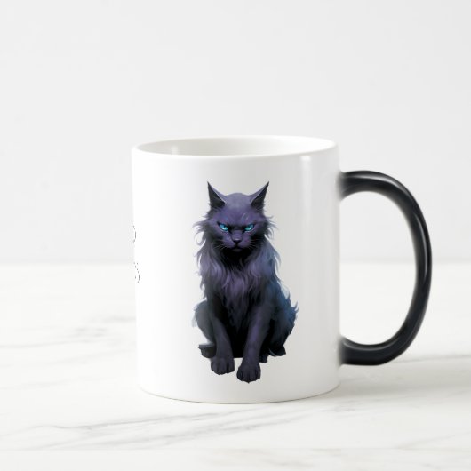 Creëer Je eigen magische zwarte kat Mok (Rechts)
