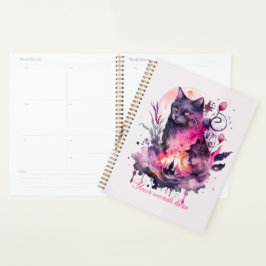 Creëer Je eigen magische zwarte kat Planner