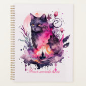 Creëer Je eigen magische zwarte kat Planner (Voorkant)