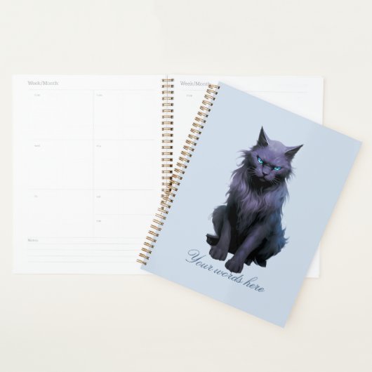 Creëer Je eigen magische zwarte kat Planner (Display)