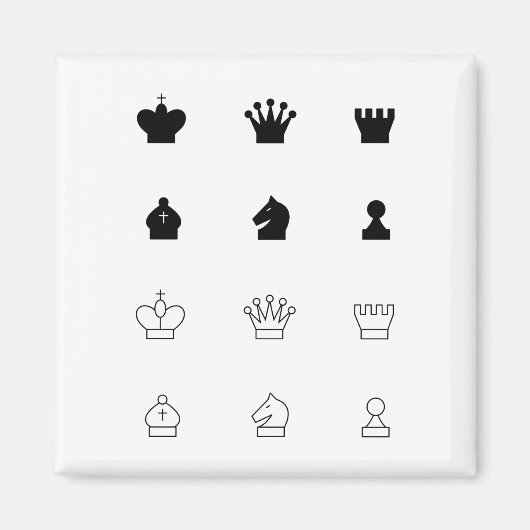 Creëer je eigen magnetische schaakstukken met icoo magneet (Voorkant)