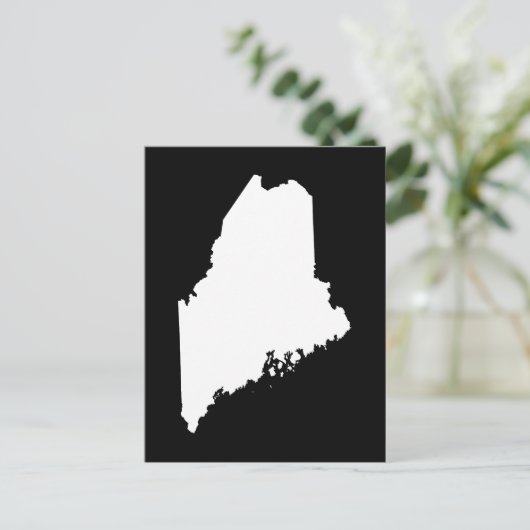 Creëer Je eigen Maine Moving Announge Briefkaart (Staand voorkant)