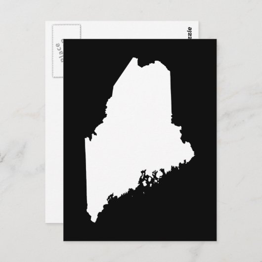 Creëer Je eigen Maine Moving Announge Briefkaart (Voorkant / Achterkant)