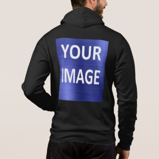 Creëer je eigen mannen zwart hoodie