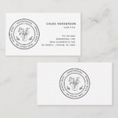 Creëer Je eigen Mason Jar Flowers Visitekaartje (Voorkant / Achterkant)