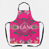 Creëer je eigen meisje, vette, volledige afdruk schort (Voorkant)