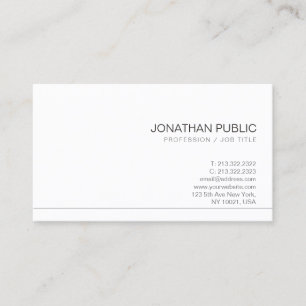 Creëer Je Eigen Minimalistische Design Elegant Een Visitekaartje