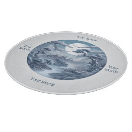 Creëer Je Eigen Misty Blue Landschap  Snijplank