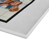 Creëer je eigen Modern Bonus Pap 4 Foto Collage Snijplank (Hoek)